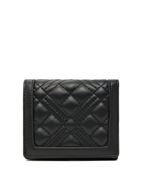 QUILTED Portafoglio compatto portamonete Nero/nero - Portafogli Donna