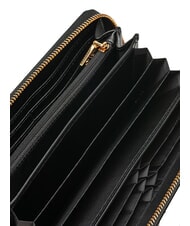 LOVE MOSCHINO LAMINATED BOLD LOVE Portafoglio grande con polsierina - Portafogli Donna