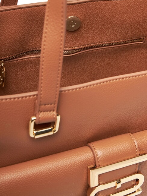 LOVEBUG Borsa shopping a spalla con tasca cammello - Borse Donna