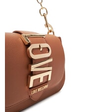 LOVE MOSCHINO LOVEBUG Borsa a spalla, con tracolla cammello - Borse Donna - 4