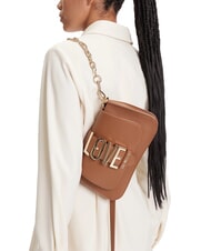 LOVE MOSCHINO LOVEBUG Borsa a spalla, con tracolla cammello - Borse Donna - 6
