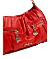 LOVE MOSCHINO BAGGY Borsa a spalla con tasche ROSSO - Borse Donna - 3