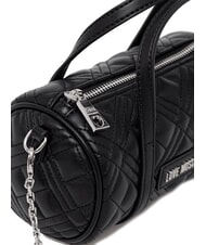LOVE MOSCHINO QUILTED Borsa a bauletto con tracolla Nero/nero - Borse Donna - 4