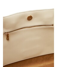 LOVE MOSCHINO LOVEBUG Borsa shopping a spalla con tasca avorio - Borse Donna - 4