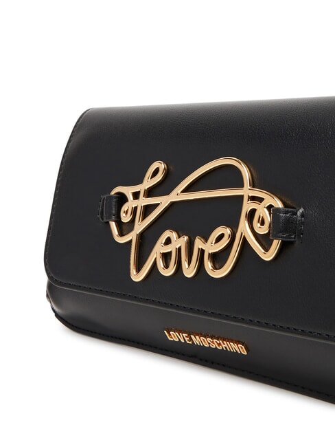 SCRIPT Borsa con tracolla metallica Nero - Borse Donna