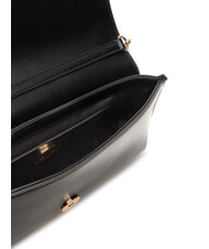 LOVE MOSCHINO SCRIPT Borsa con tracolla metallica Nero - Borse Donna - 5