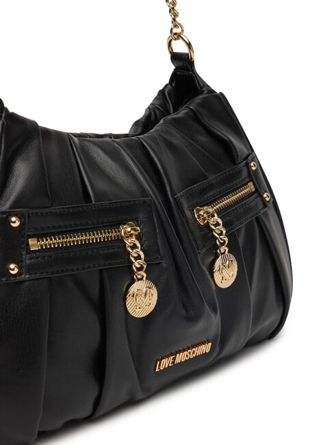 BAGGY Borsa a spalla con tasche Nero - Borse Donna