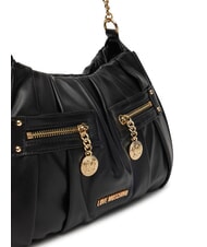 LOVE MOSCHINO BAGGY Borsa a spalla con tasche Nero - Borse Donna - 3