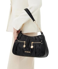 LOVE MOSCHINO BAGGY Borsa a spalla con tasche Nero - Borse Donna - 5