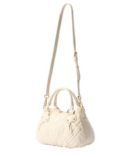 LOVE MOSCHINO QUILTED Borsa a mano con tracolla avorio - Borse Donna - 3