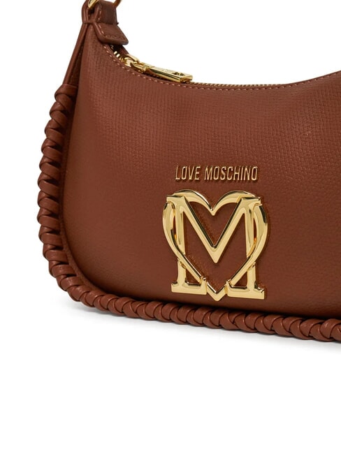 BRAIDED Borsa a tracolla cammello - Borse Donna