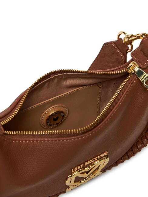 BRAIDED Borsa a tracolla cammello - Borse Donna