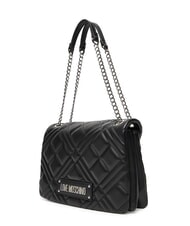 LOVE MOSCHINO QUILTED Borsa a spalla con catena - Borse Donna