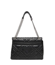 LOVE MOSCHINO QUILTED Borsa a spalla con catena Nero/nero - Borse Donna - 4