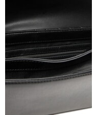 LOVE MOSCHINO QUILTED Borsa a spalla con catena Nero/nero - Borse Donna - 5