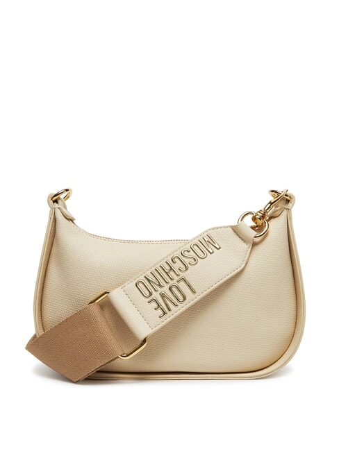 BRAIDED Borsa a tracolla avorio - Borse Donna