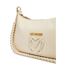 LOVE MOSCHINO BRAIDED Borsa a tracolla avorio - Borse Donna - 4