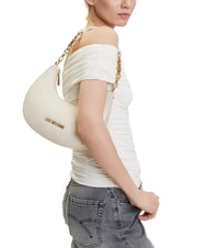 LOVE MOSCHINO JEWEL Borsa a spalla avorio - Borse Donna - 5