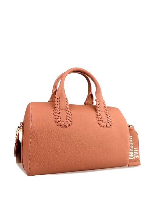 BRAIDED Borsa a bauletto con tracolla cammello - Borse Donna