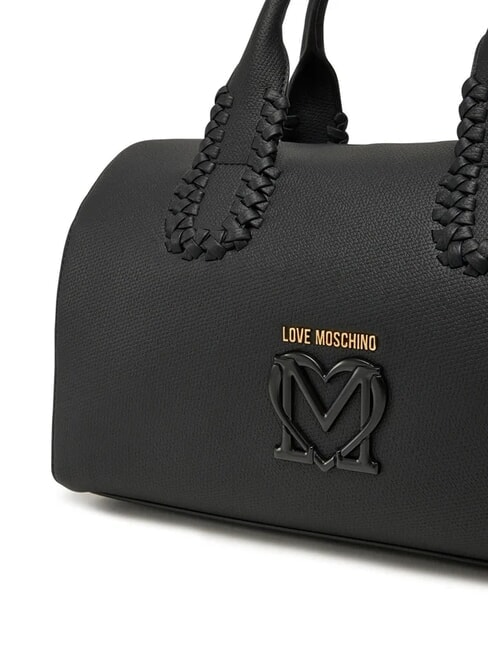 BRAIDED Borsa a bauletto con tracolla Nero - Borse Donna