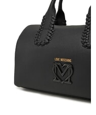 LOVE MOSCHINO BRAIDED Borsa a bauletto con tracolla Nero - Borse Donna - 3