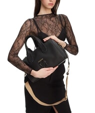 LOVE MOSCHINO BRAIDED Borsa a bauletto con tracolla Nero - Borse Donna - 5