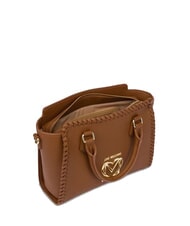 LOVE MOSCHINO BRAIDED Borsa a mano con tracolla cammello - Borse Donna - 4