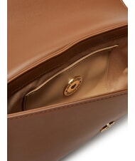 LOVE MOSCHINO LOGO LETTERING Borsa a spalla cammello - Borse Donna - 4