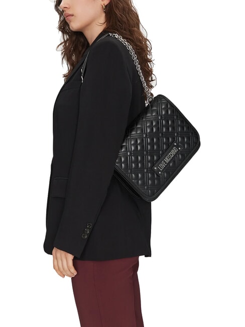 QUILTED Borsa a spalla, a tracolla Nero/nero - Borse Donna