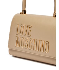 LOVE MOSCHINO BOLD LOVE Borsa a cartelletta con tracolla gold - Borse Donna - 3