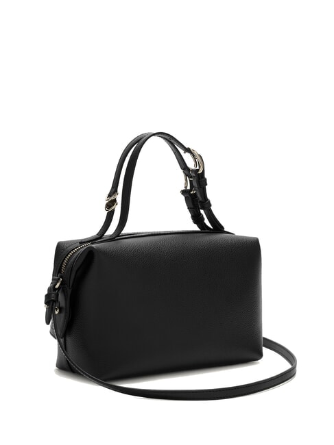 DOUBLE Borsa a bauletto in pelle con tracolla Nero - Borse Donna