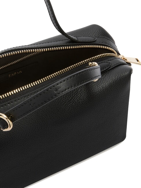 DOUBLE Borsa a bauletto in pelle con tracolla Nero - Borse Donna