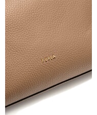 FURLA LARA Borsa sacca a spalla in pelle deserto - Borse Donna - 4