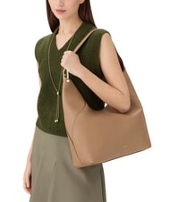 FURLA LARA Borsa sacca a spalla in pelle deserto - Borse Donna - 5