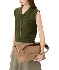 FURLA LARA Borsa sacca a spalla in pelle deserto - Borse Donna - 6