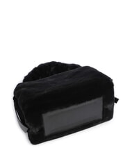 COCCINELLE BOHEME SYNTHETIC FUR Borsa con tracolla Nero - Borse Donna - 4