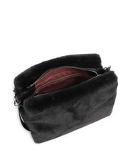 COCCINELLE BOHEME SYNTHETIC FUR Borsa con tracolla Nero - Borse Donna - 5