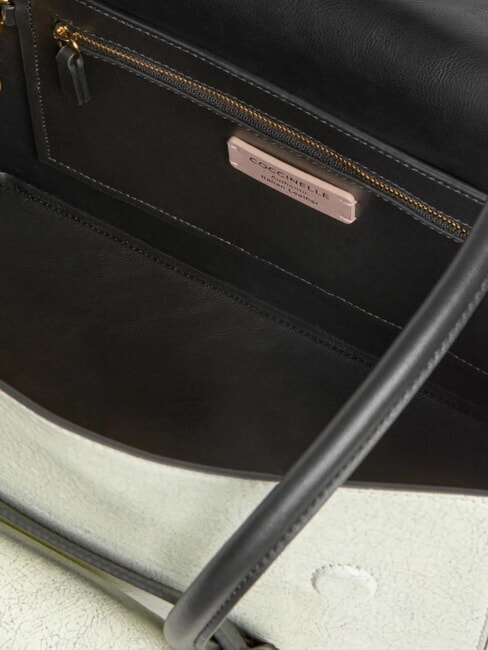 DOUBLE BEAT CRA Borsa a spalla snow/noir - Borse Donna