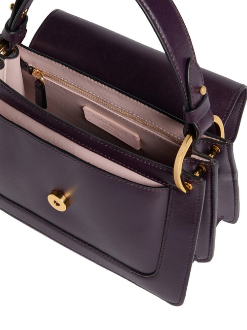 C-ME CALF COCKER Borsa piccola in pelle con tracolla prune - Borse Donna