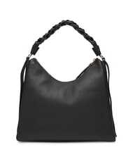 COCCINELLE CAMPIONARIO - BOHEME GRANA DOUBLE Sacca grande a spalla in pelle noir/cognac - Borse Donna - 3