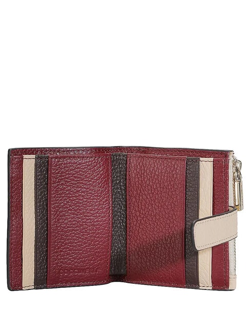 METALLIC TRICOLOR Portafoglio mini in pelle martellata ACAI/GRAPE - Portafogli Donna