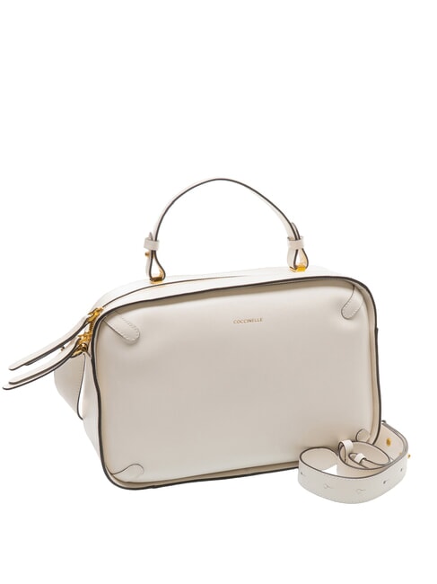MALETA CALF Borsa a mano in pelle con tracolla blanco - Borse Donna