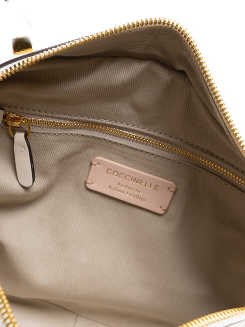 MALETA CALF Borsa a mano in pelle con tracolla blanco - Borse Donna