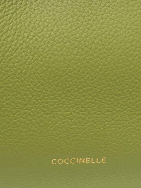 BOHEME GRANA DOUBLE Sacca media in pelle guacamole/alga - Borse Donna