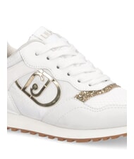 LIUJO MAXI WONDER LOW Sneakers con dettagli glitterati white - Scarpe Donna - 4
