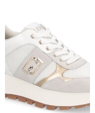 LIUJO AMAZING 43 Sneakers inserti tessuto mesh white - Scarpe Donna - 3