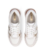 LIUJO AMAZING 43 Sneakers inserti tessuto mesh white - Scarpe Donna - 4