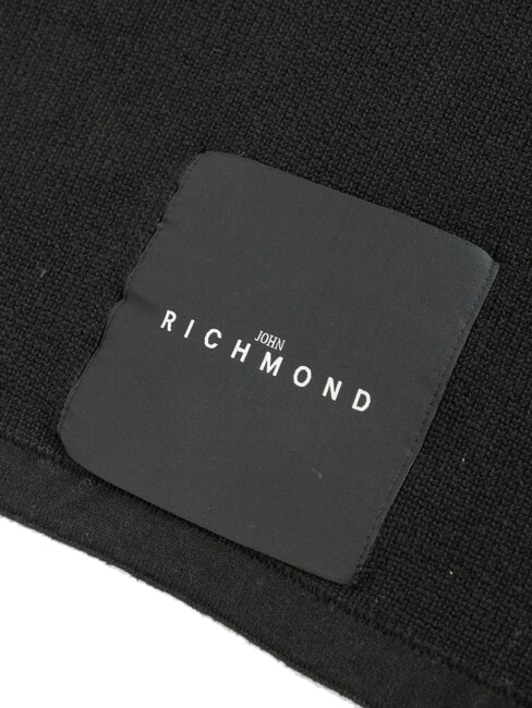 ALBAN Sciarpa con patch logo black2 - Sciarpe