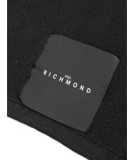 JOHN RICHMOND ALBAN Sciarpa con patch logo black2 - Sciarpe - 3