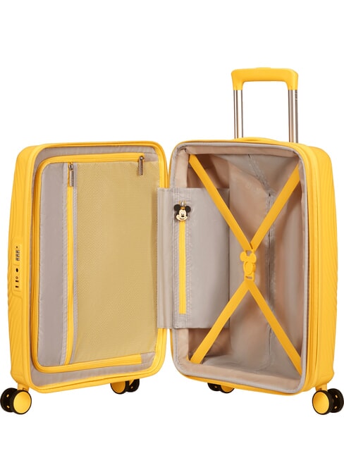 MICKEY MAGIC Trolley Bagaglio a Mano, Espandibile mickey flower yellow - Bagagli a mano